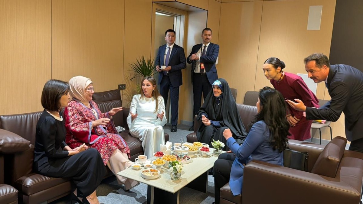 Prezidentlər və birinci xanımlar bir araya gəldilər - FOTOLAR