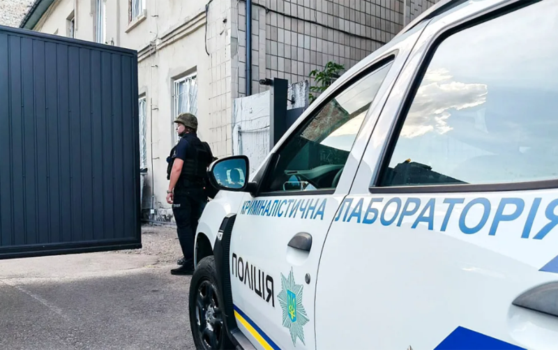 Ukraynada polis şöbəsində partlayış