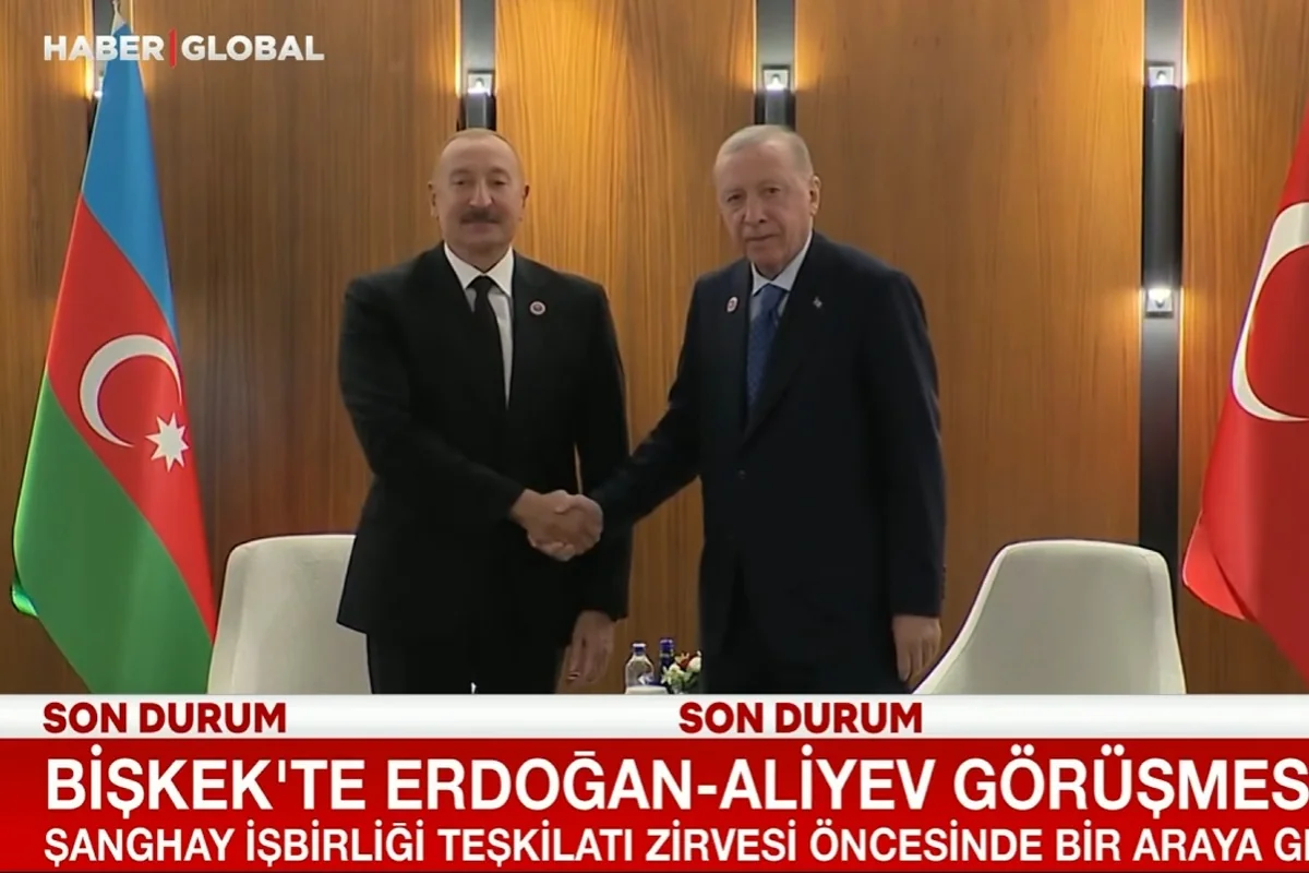 Əliyevlə Ərdoğan Bişkekdə nələri müzakirə etdilər? - VİDEO