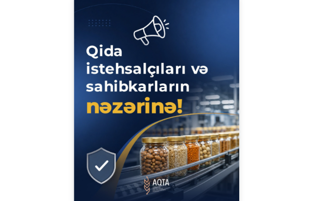 Qida istehsalçıları və sahibkarların nəzərinə!