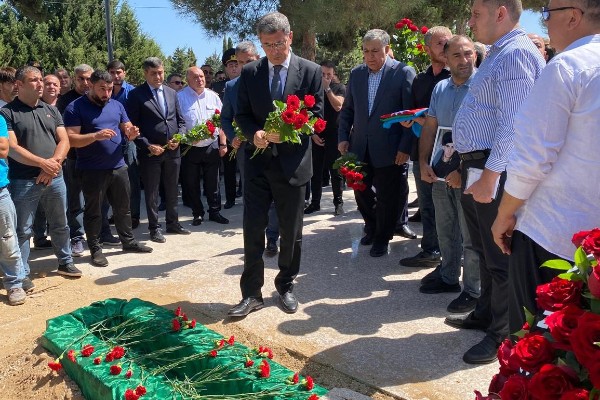 Şəhid Yusif Bağırov Buzovnada Şəhidlər Xiyabanında dəfn edildi - FOTOLAR