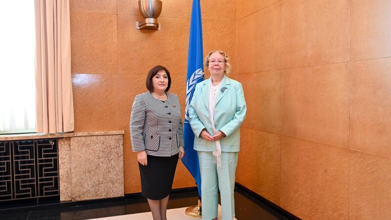 Sahibə Qafarova Tatyana Valovaya ilə görüşdü