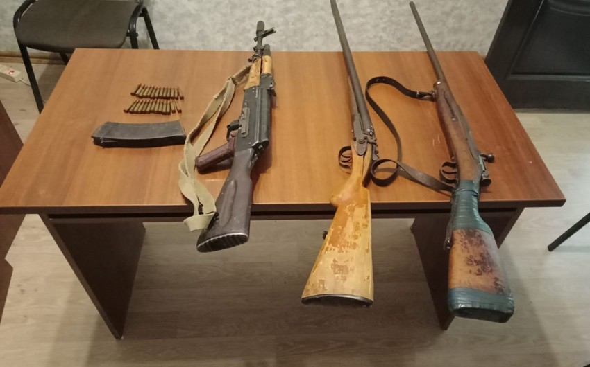 Ötən gün 9 qanunsuz silah aşkarlanıb