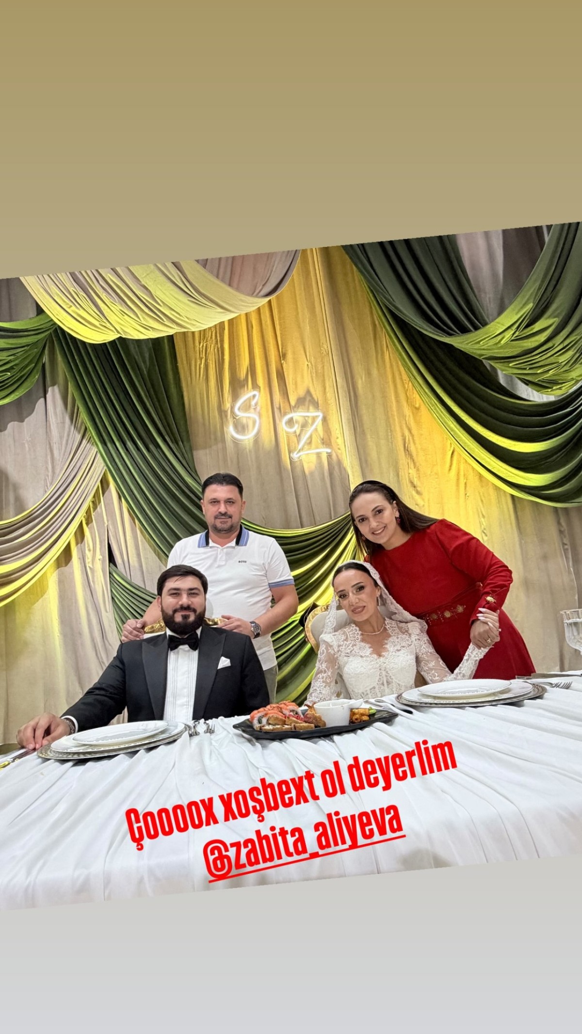 Zabitə Əliyevanın toyudur - VİDEO/FOTO