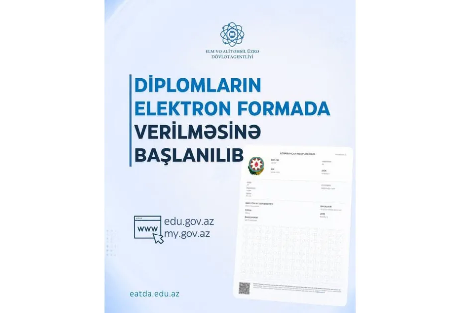 Onlar diplom və attestatları "myGov"dan aldı