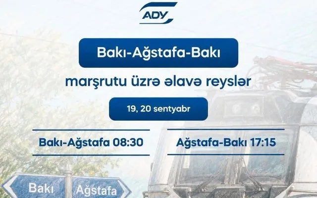Bakı-Ağstafa marşrutu üzrə əlavə reyslər təşkil ediləcək