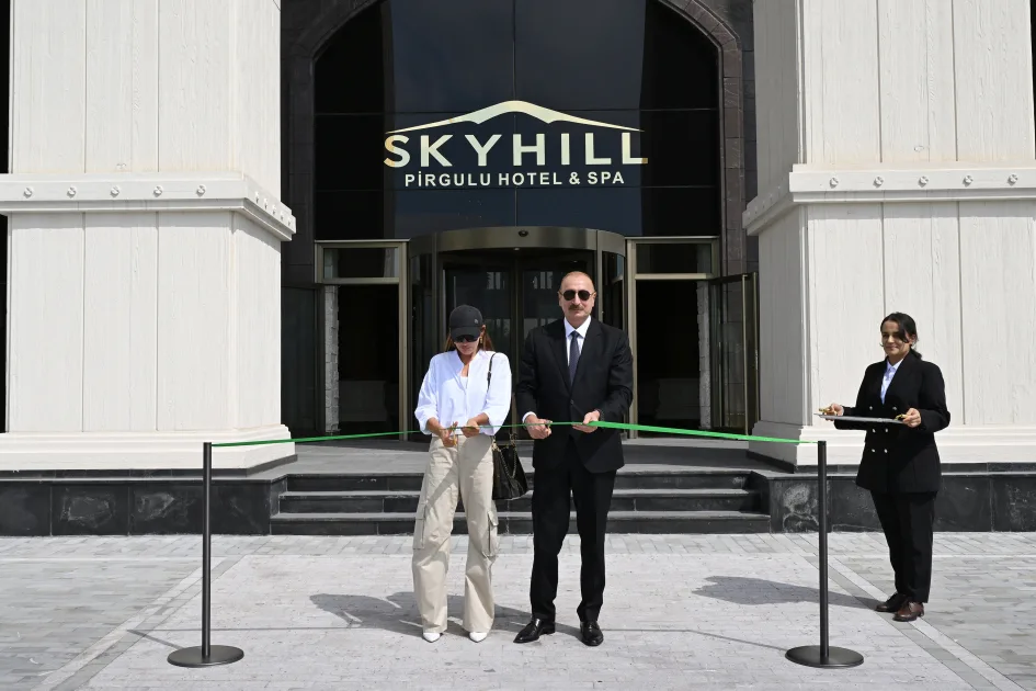 Prezident "Pirqulu Park" hotelinin açılışında iştirak etdi - YENİLƏNİB