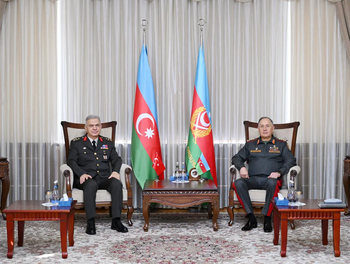 Kərim Vəliyev Türkiyə nümayəndə heyəti ilə birgə təlimi müzakirə edib
