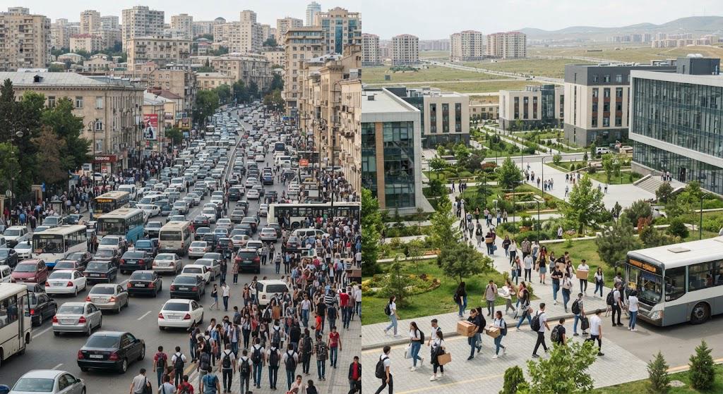 Universitetlər Bakıdan köçürülür? - TIXACIN HƏLLİ