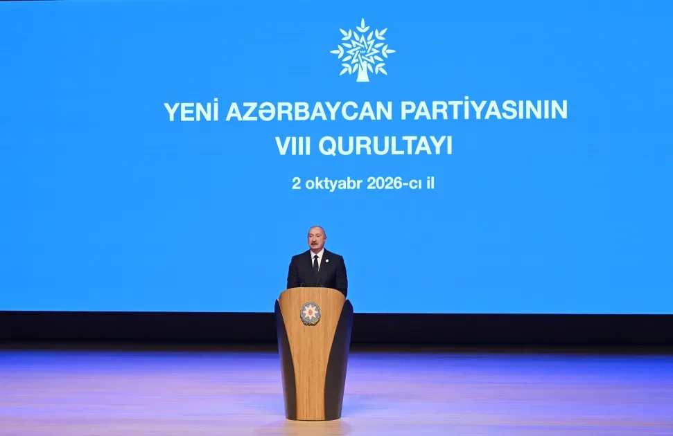 YAP-ın Sədri: İlk dəfədir qurultayımız Azərbaycan ərazi bütövlüyünü tam bərpa edəndən sonra keçirilir