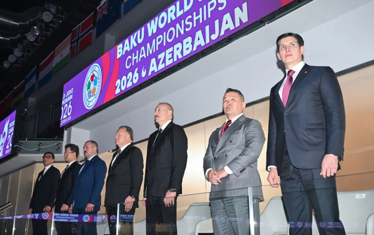 Prezidentdən cüdo üzrə dünya çempionatının açılışı ilə bağlı paylaşım