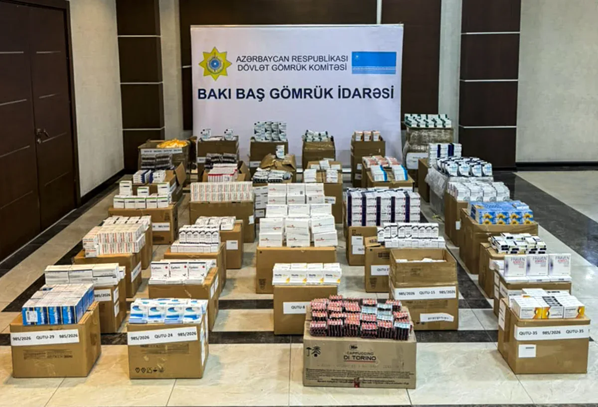Gömrükdə yarım milyon manatdan baha dərman aşkarlanıb