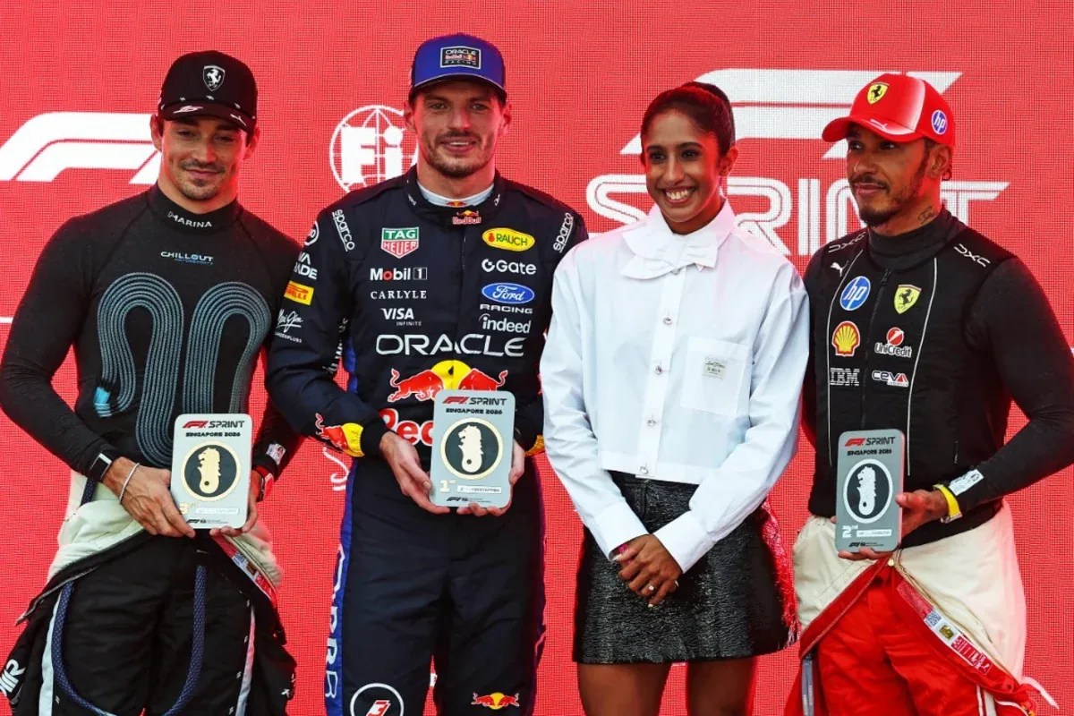 Maks Ferstappen Sinqapur Qran-prisinin sprint yarışında qalib oldu