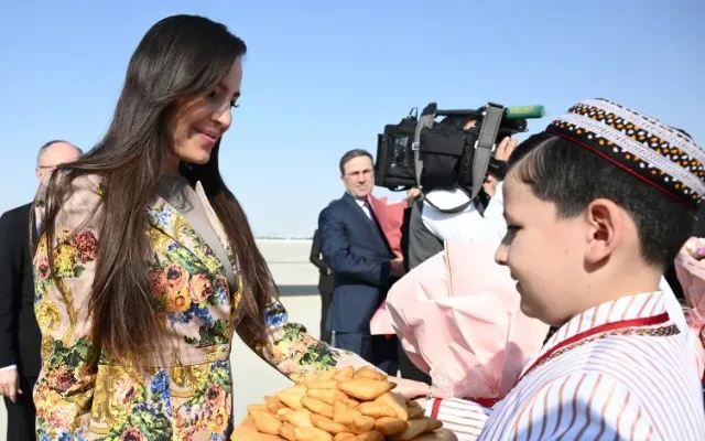 Leyla Əliyeva Türkmənistanda səfərdədir - FOTOLAR