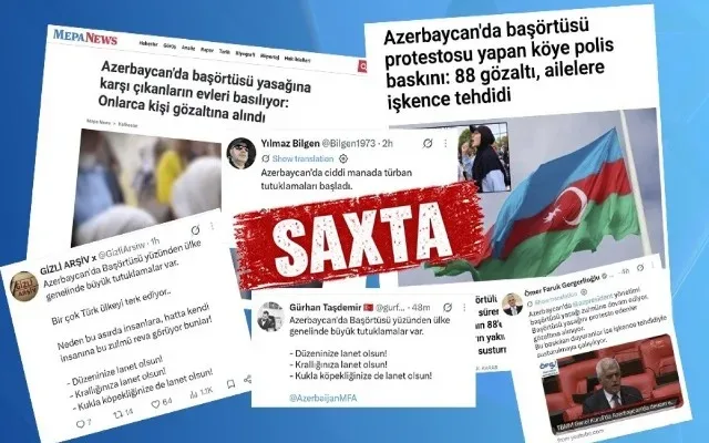 Azərbaycanda hicabla bağlı Türkiyə mediasında yayılan iddialara CAVAB