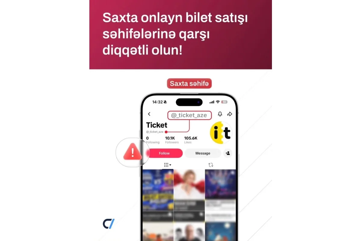 MKA saxta bilet satış səhifələri ilə bağlı vətəndaşlara