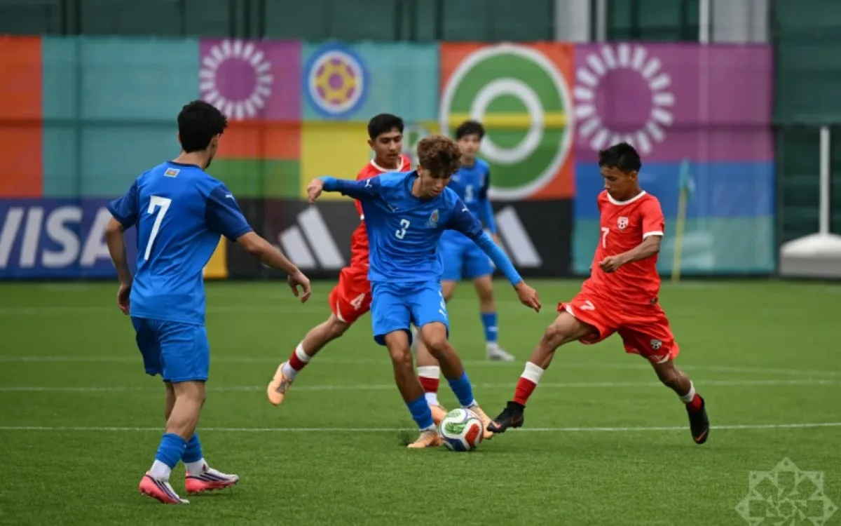 Azərbaycan millisi U-15 də sonuncu oyununu keçirdi